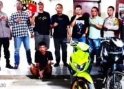 Pria Asal Penawartama Tulang Bawang Diringkus Setelah Mencuri Dua Motor di Parkiran Masjid dan Depan Studio Foto