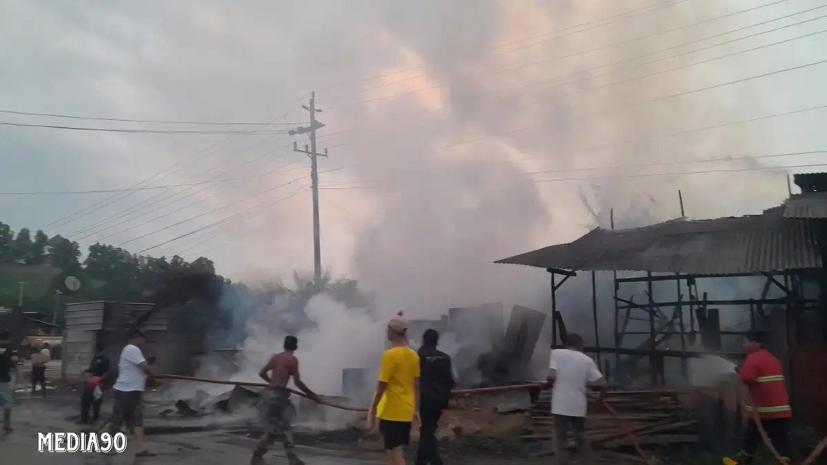 Damkar Lampung Selatan Sebut Panglong Kayu dan Bengkel Simpan BBM di Tanjung Bintang Terbakar Karena Korsleting