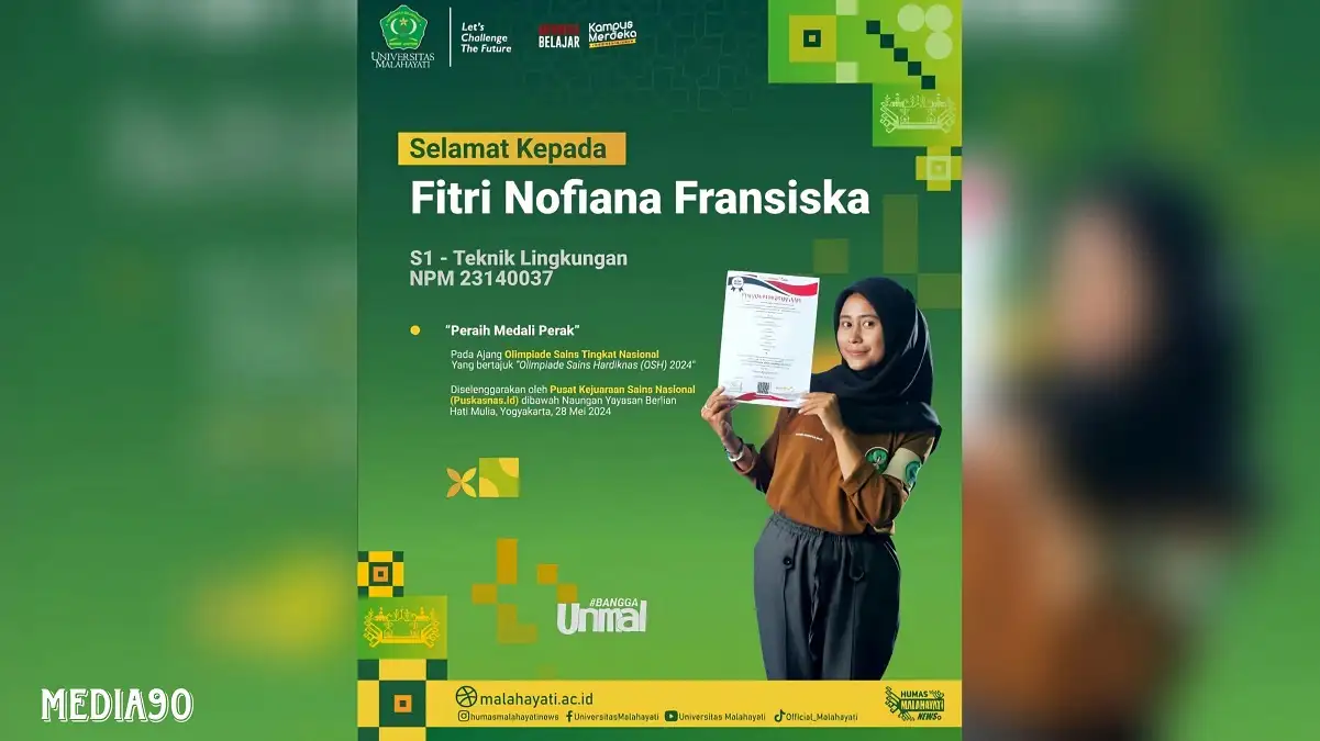 Fitri Nofiana Fransiska Mahasiswa Universitas Malahayati Raih Medali di Olimpiade Sains Hardiknas 2024