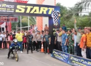 Polisi Adakan Kejuaraan Drag Race Resmi untuk Hapuskan Balap Liar di Tulang Bawang, Generasi Muda Antusias