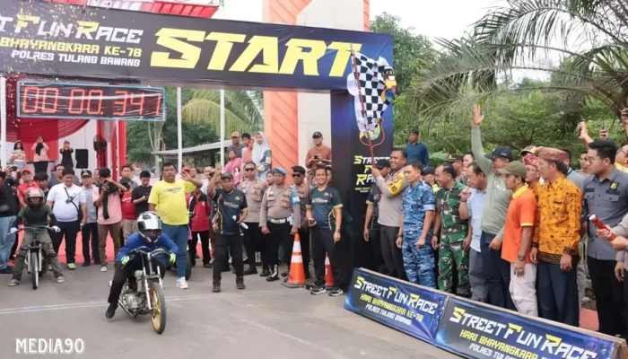 Polisi Adakan Kejuaraan Drag Race Resmi untuk Hapuskan Balap Liar di Tulang Bawang, Generasi Muda Antusias