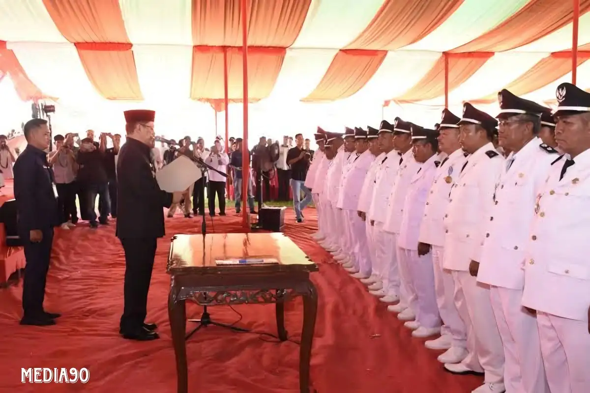 Jabatan Diperpanjang, Pj Bupati Tubaba Minta 91 Kepalo Tiyuh Jadi Garda Terdepan Sukseskan Pilkada 2024