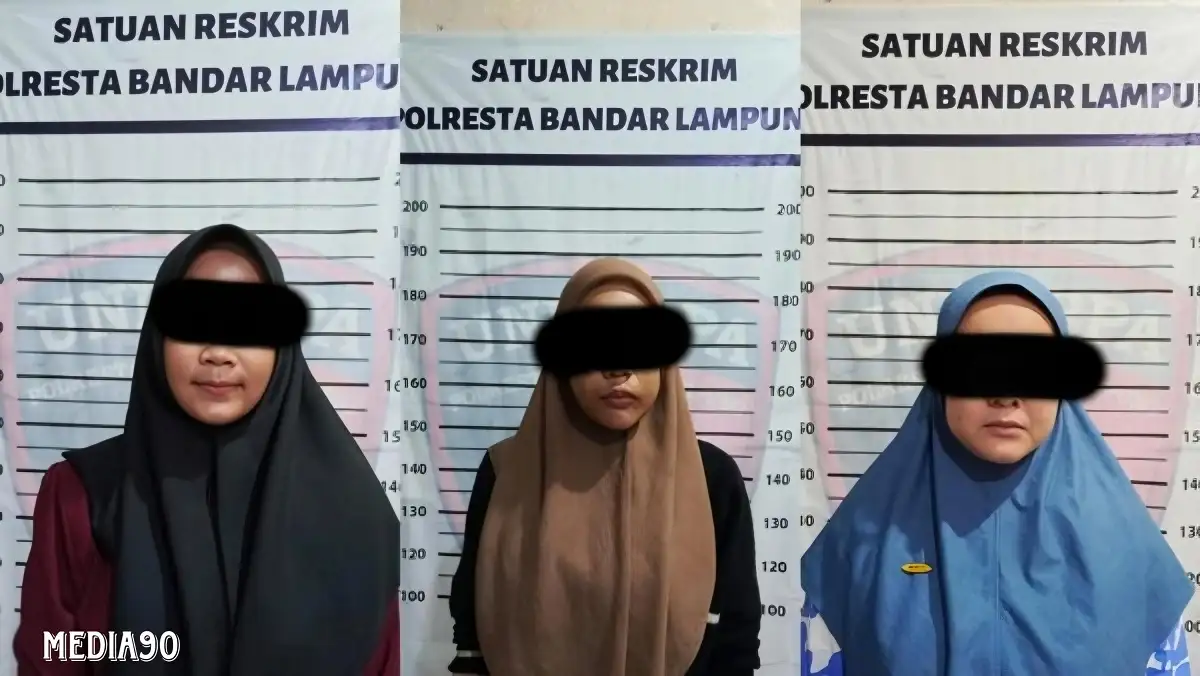 Jual Anak di Bawah Umur, Tiga Wanita di Bandar Lampung ini Ditangkap Polisi