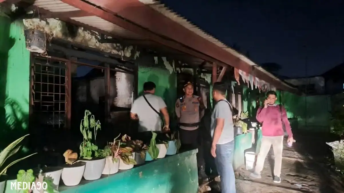 Kebakaran Kontrakan Empat Pintu Alami Kerugian Rp60 Juta