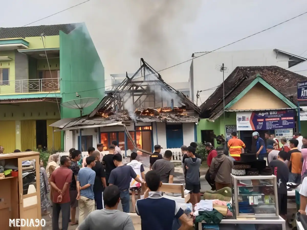 Kebakaran Rumah di Gedongtataan Diduga Konsleting Listrik
