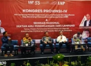Empat Poin Penting dari Kongres IAP IV Lampung untuk Pimpinan dan Calon Kepala Daerah