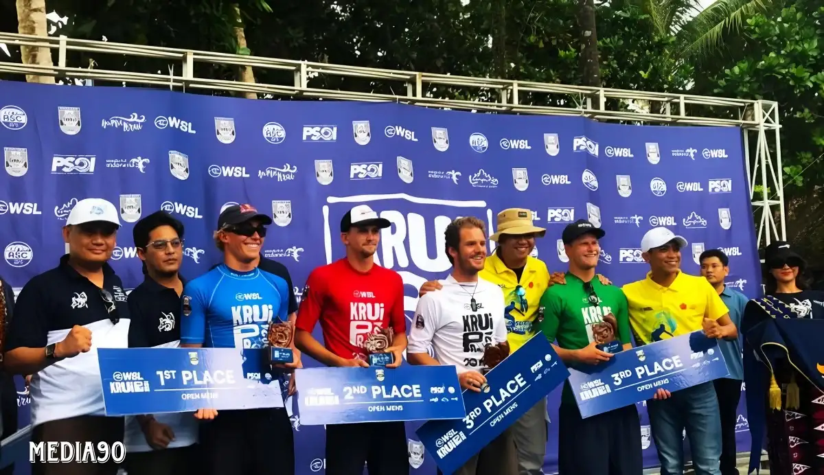 Krui Pro WSL Berakhir, Peselancar Pria Australia dan Peselancar Wanita Jepang Juara, Indonesia Raih Kelas Junior
