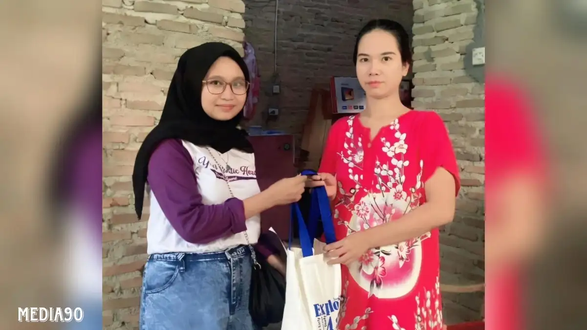 Mahasiswa Universitas Malahayati Berikan Bantuan Pangan Penanganan Stunting di Desa Cilimus, Pesawaran