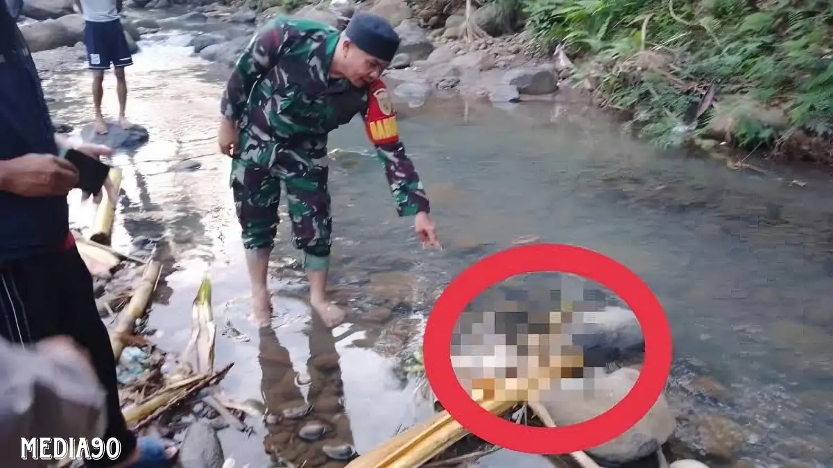 Mayat Bayi Laki-Laki Ditemukan Warga di Aliran Sungai Sukarame 2 Bandar Lampung