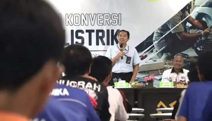 PLN Menggelar Pelatihan Konversi Motor Listrik untuk Pelajar SMK dan Pegawai Bengkel di Lampung Utara