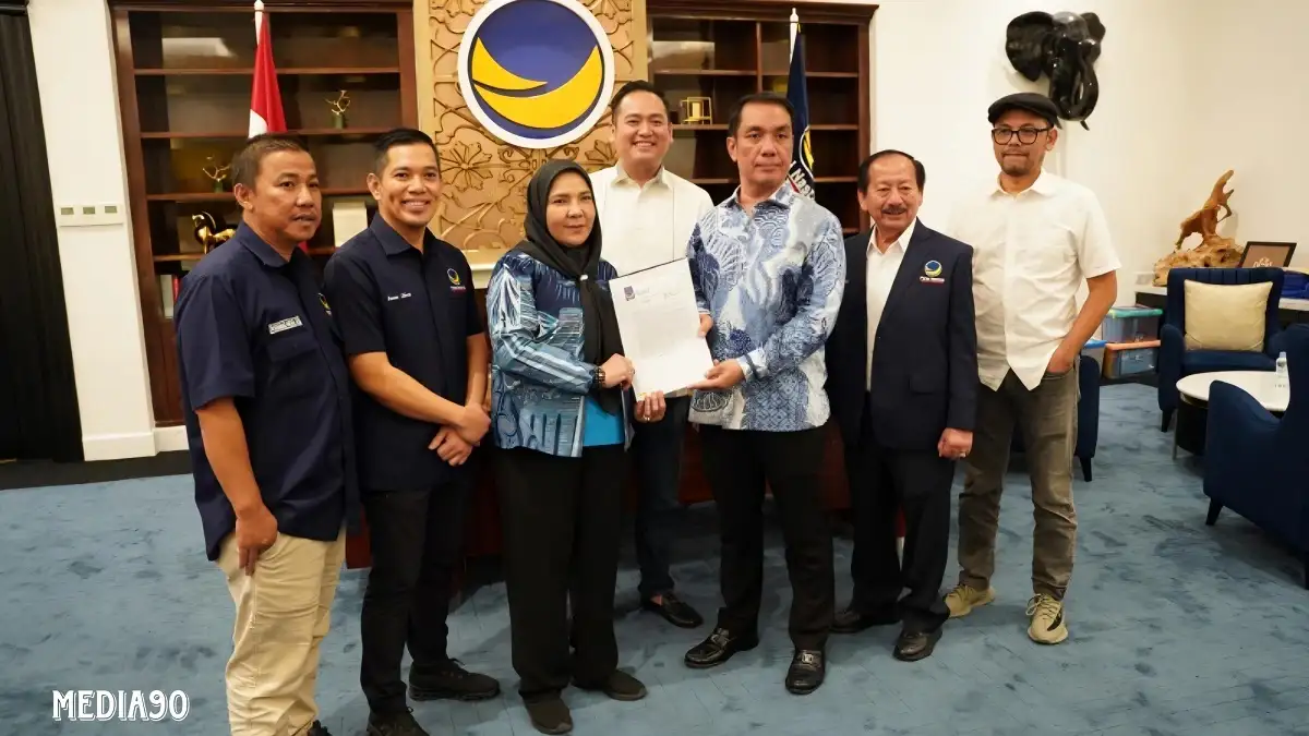 Partai Nasdem Resmi Beri Rekomendasi ke Petahana Eva Dwiana - Deddy Maju di Pilkada Bandar Lampung 2024
