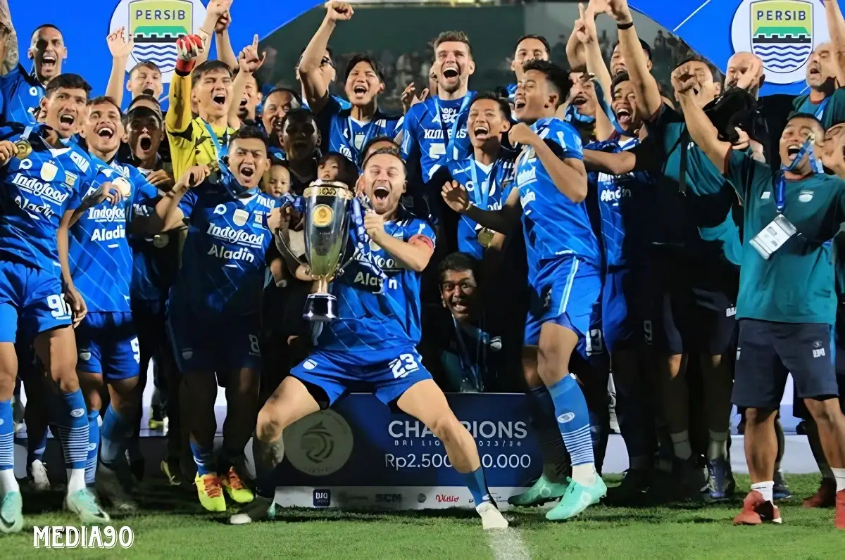 Persib Dekati Persija dalam Raihan Gelar Juara Terbanyak