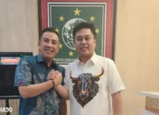 Ketua Hanura Lampung Mukti Siap Jadi Pendamping Nanda di Pilkada Pesawaran 2024, Foto Bersama Dendi di DPP PKB