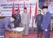 Penjabat Bupati Tulang Bawang Lantik Sekda dan Pejabat Tinggi Pratama, Ini Daftar Nama-Namanya