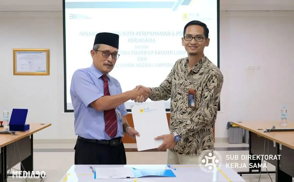 Polinela dan PLN Nusantara Power UPDK Bandar Lampung Teken MoU untuk Pengembangan Pendidikan dan Penelitian