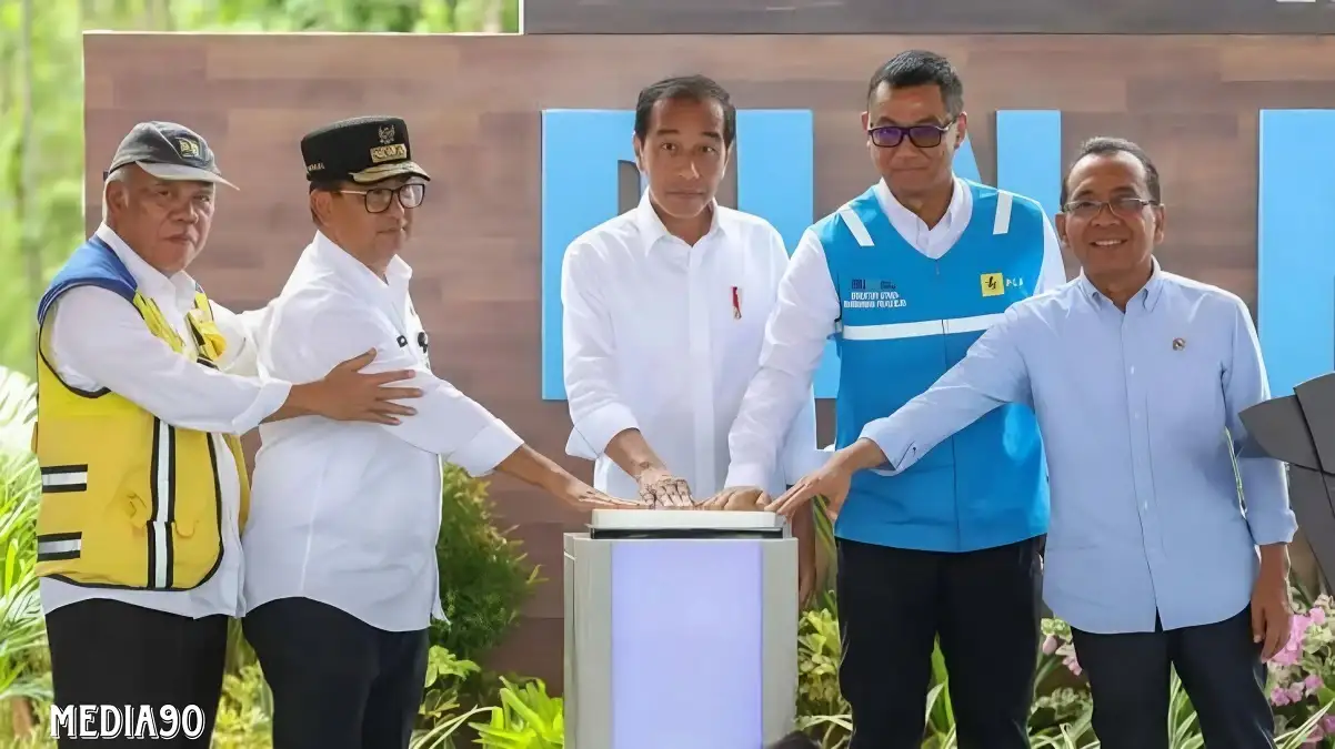 Presiden Jokowi Tandai Pembangunan PLN Hub, Pusat Ekosistem Transisi Energi dan Layanan Digital di Jantung IKN