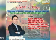 Prodi Pendidikan Bahasa Inggris Teknokrat Indonesia Terima Dana Pengembangan dari Kemendikbudristek RI