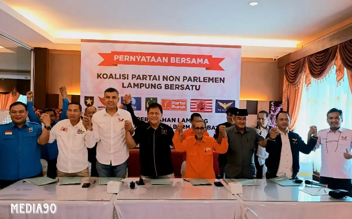 Punya 150 Ribu Suara, Tujuh Partai Non Parlemen Bentuk Koalisi Lampung Bersatu Ikut Usung Kepala Daerah