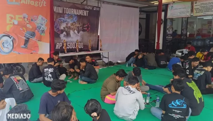 Tanding Mobile Legend Alfa: Puluhan Remaja Bersaing di Kompetisi Unipin, Digelar di Bandar Lampung