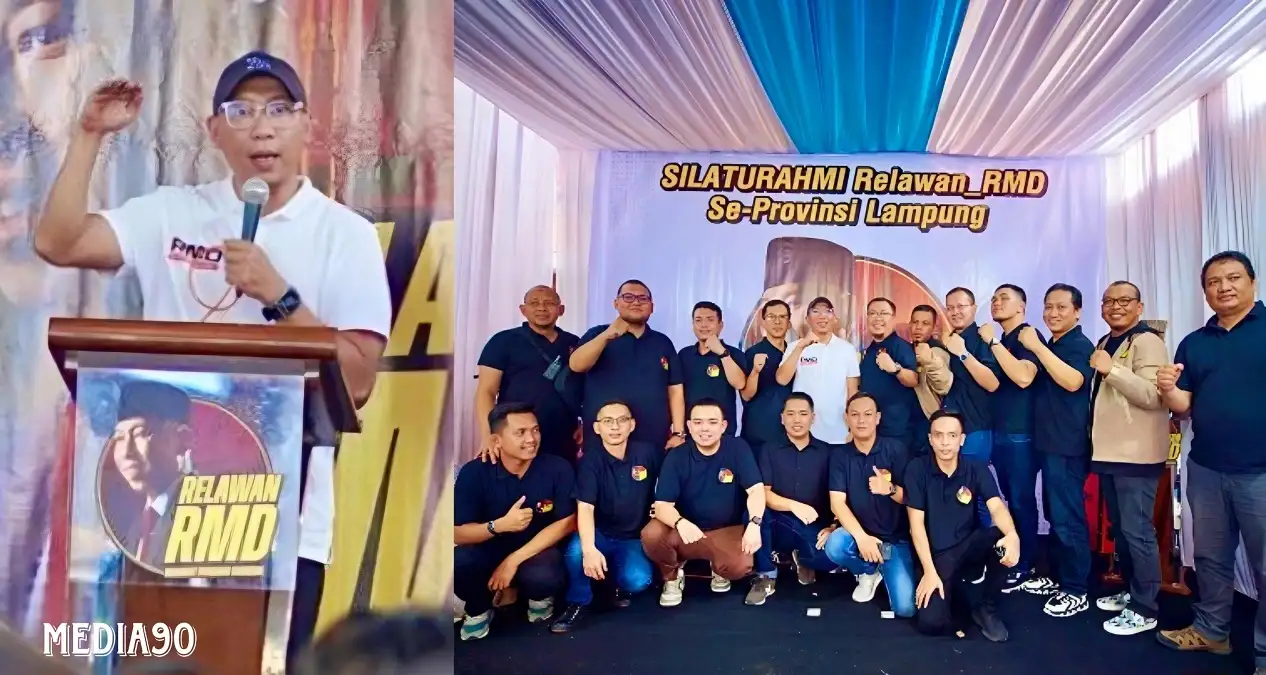 Resmikan Rumah Relawan RMD, Mirza Siap Laksanakan Program Unggulan Prabowo Subianto di Lampung