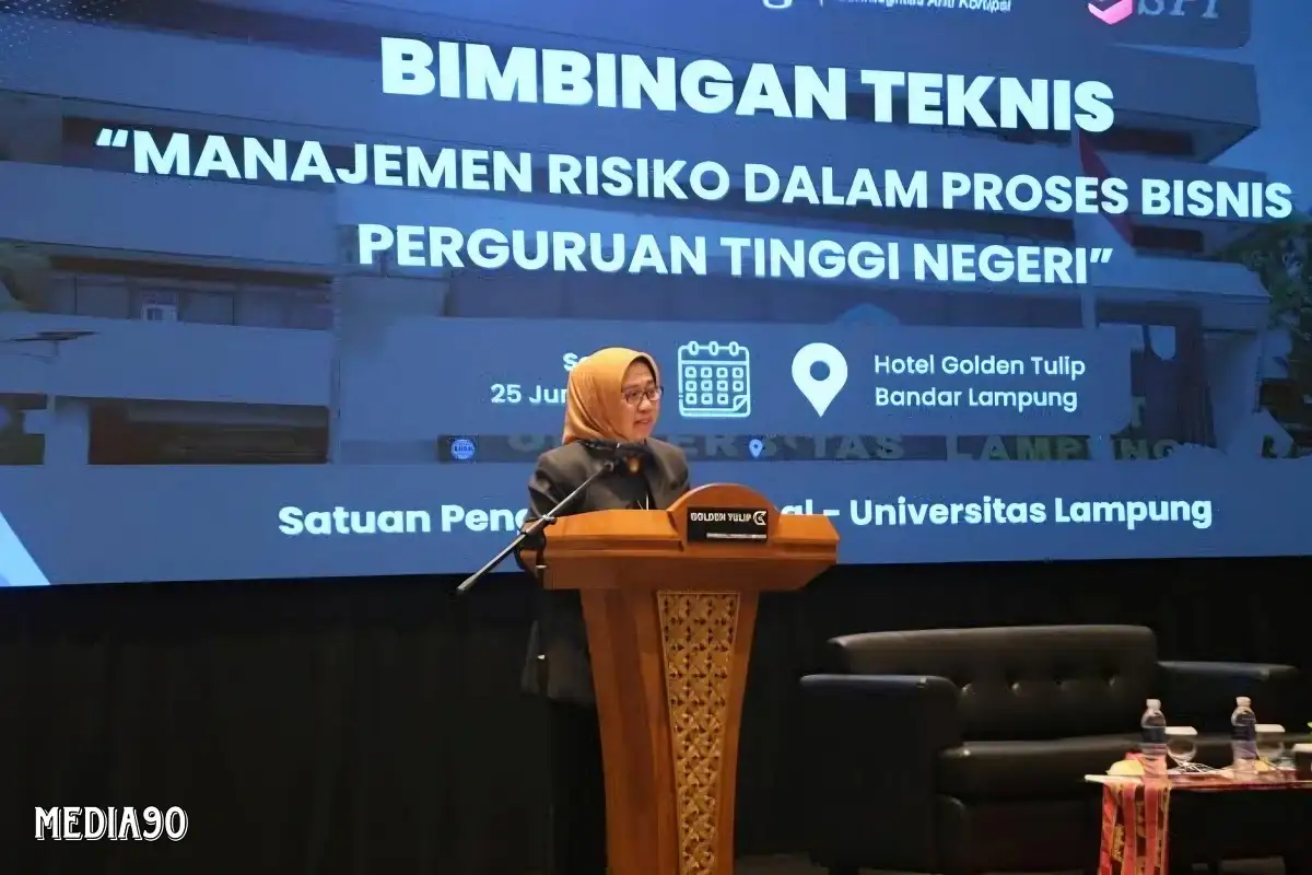 SPI Unila Bimtek Manajemen Risiko Dalam Proses Bisnis Perguruan Tinggi Negeri