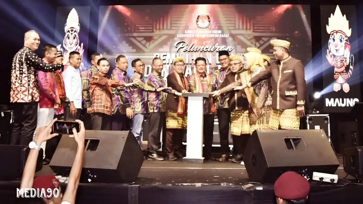 Siap Gelar Pilkada, KPU Tulang Bawang Barat Luncurkan Pemilihan Bupati dan Wakil Bupati
