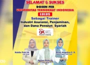 Dosen-dosen Teknokrat Indonesia Berjaya Dalam Sertifikasi Trainer Industri Keuangan Syariah oleh OJK
