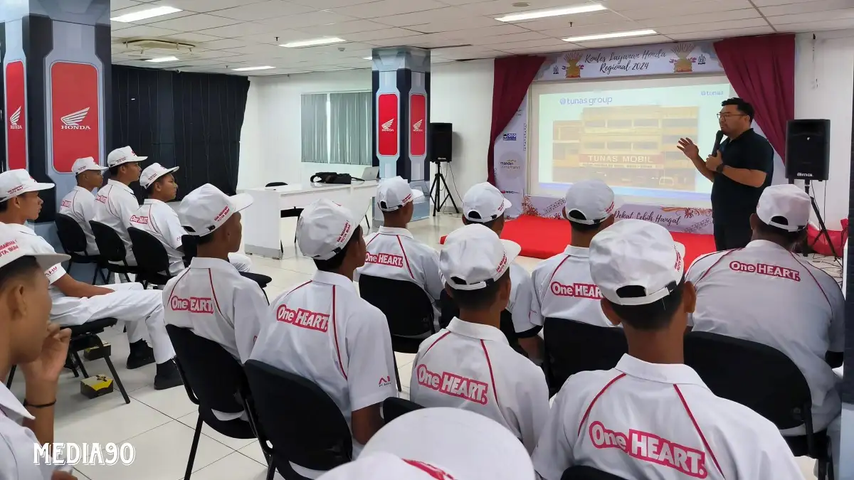 Tingkatkan Kompetensi, Pelajar SMK Nusantara Kotabumi Kunjungan Industri ke Dealer TDM Lampung