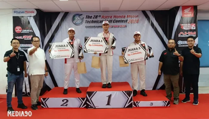 Perkuat Keahlian, TDM Adakan Lomba Mekanik dan Service Advisor Regional Lampung 2024