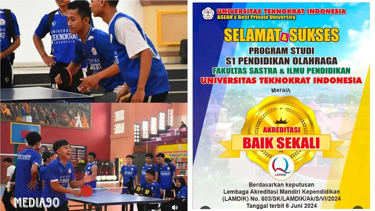 Universitas Teknokrat Indonesia Raih Akreditasi Baik Sekali untuk Prodi Pendidikan Olahraga