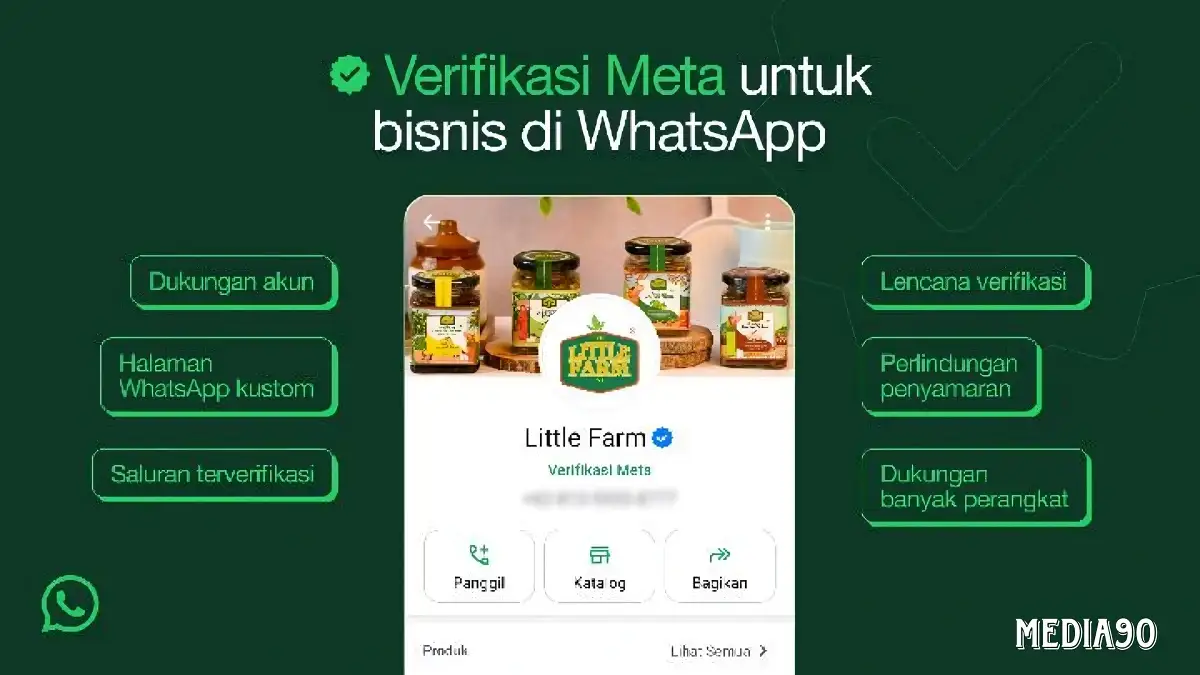 WhatsApp perkenalkan fitur AI dan verifikasi Meta untuk bisnis
