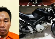 Tiga Bulan Usai Keluar Penjara, Pria Ngambur Bobol Rumah dan Curi Motor di Pringsewu