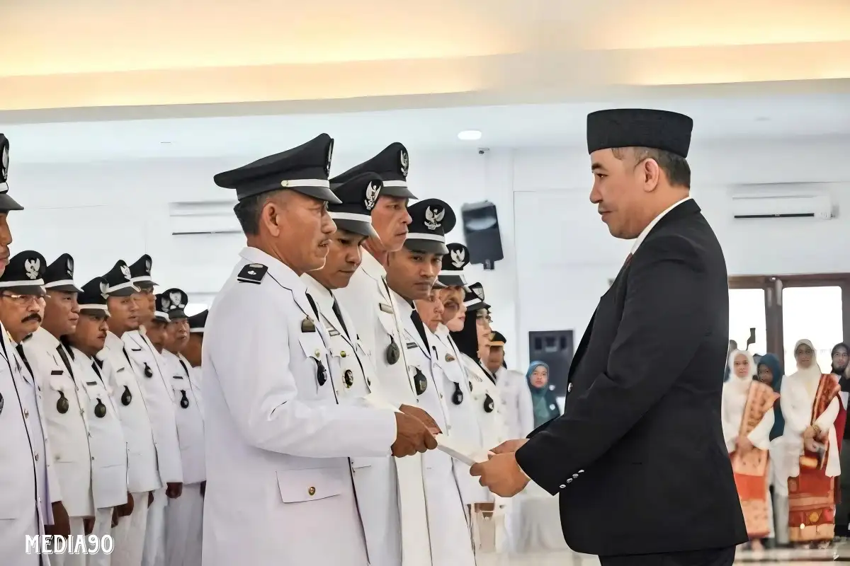 Bupati Pesawaran Kukuhkan 139 Kepala Desa pada Hari Jadi Kabupaten ke-17