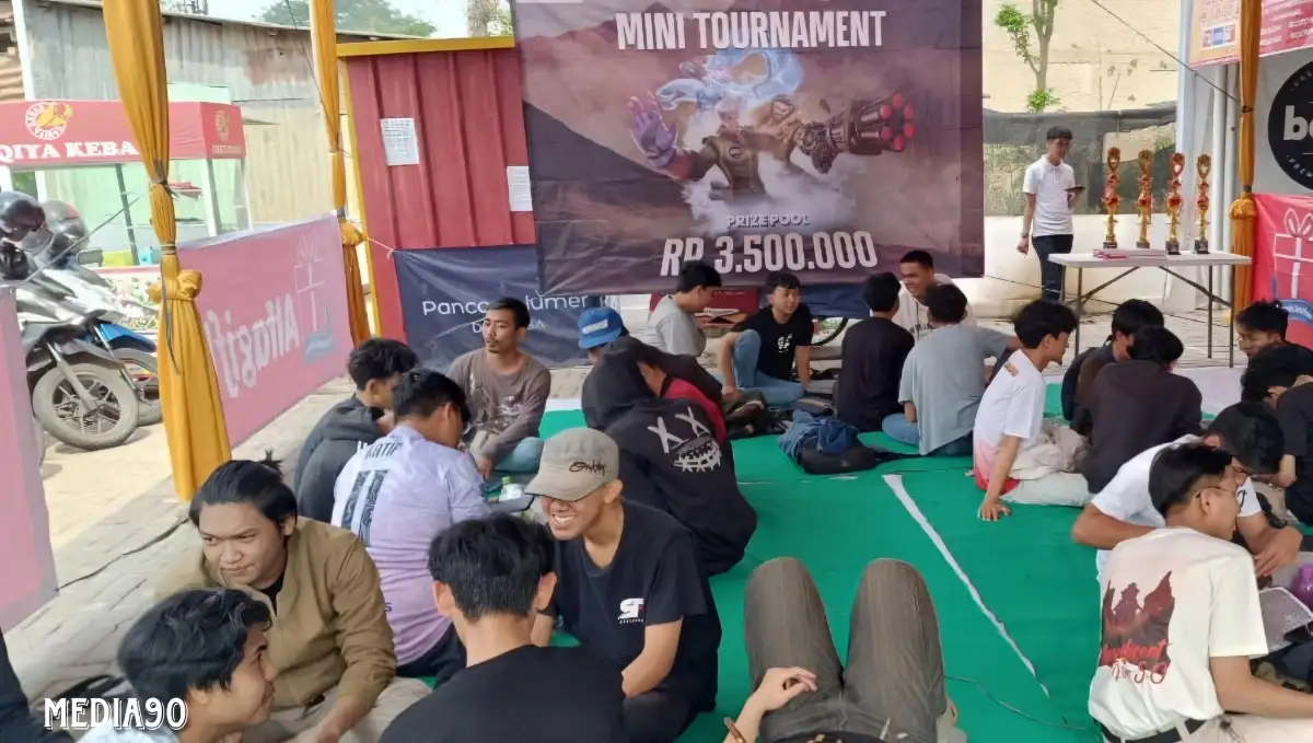 Jaring Gamers Berprestasi di E-Sport, Ratusan Remaja Ikuti Turnamen Mobile Legend Alfa di Sukarame Bandar Lampung