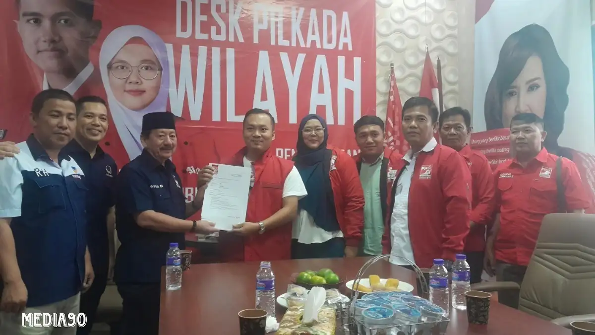 Ketua Nasdem Lampung Herman HN Daftar Penjaringan Calon Gubernur Lampung ke PSI