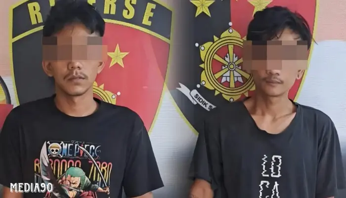 Pembobol Pabrik di Panjang Bandar Lampung, Dua Pria Curi Ban Mobil dan Puluhan Aki Bekas
