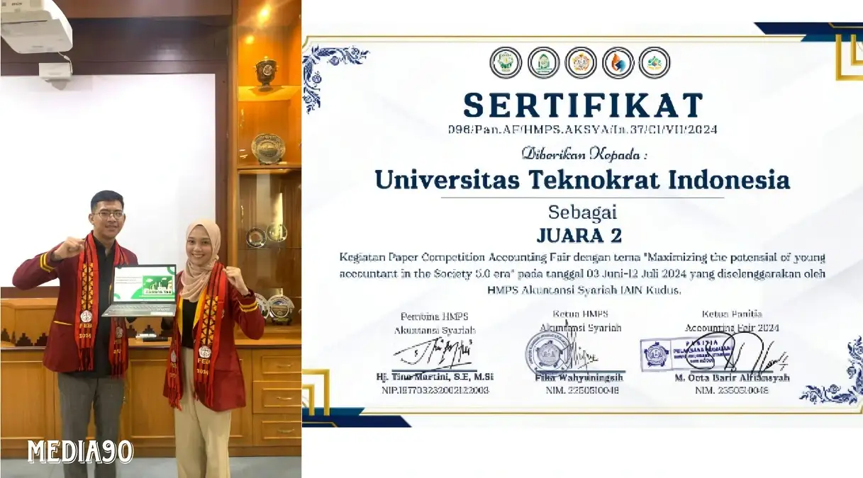 Mahasiswa Universitas Teknokrat Indonesia Raih Juara dalam Kompetisi Paper Nasional di IAIN Kudus