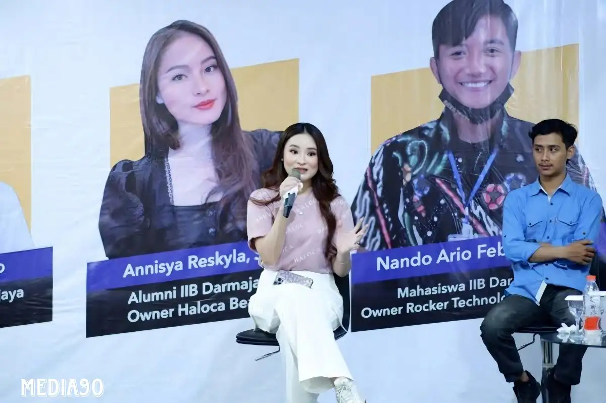 Mahasiswa dan Alumnus IIB Darmajaya Berbagi Ilmu Entrepreneurship