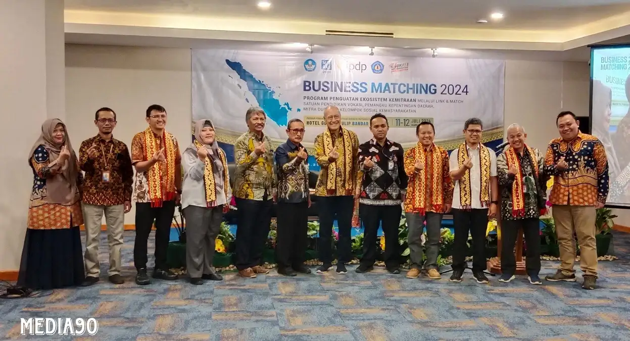 Polinela Gelar Business Matching Penguatan Ekosistem Kemitraan Konsorsium Lampung - Bengkulu Bersama Mitras DUDI Dirjen Vokasi