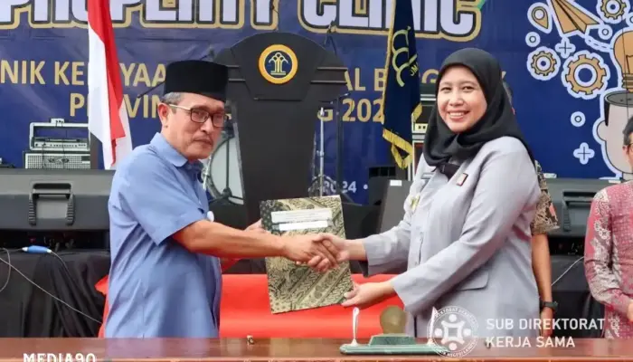 Polinela dan Kanwil Kemenkumham Lampung Bersinergi, Tingkatkan Kesadaran Kekayaan Intelektual dengan Penandatanganan MoU