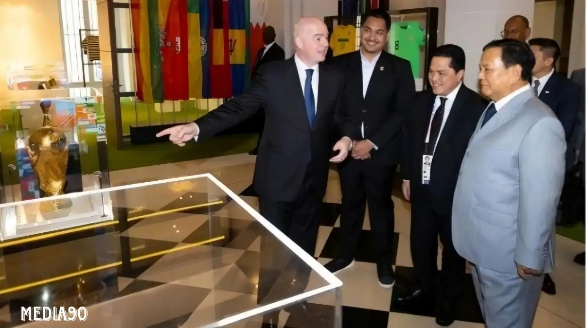 Prabowo Temui Presiden FIFA di Paris, Bahas Kerjasama Sepakbola Hingga Potensi Indonesia di Piala Dunia