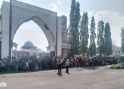 Antusiasme Ribuan Warga Tanggamus saat Presiden Jokowi Mengunjungi Islamic Center