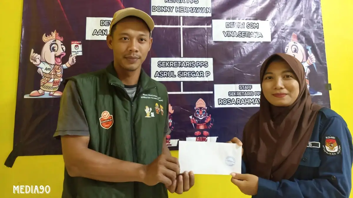 Sebulan Kerja, PPS Beri Honor ke Petugas Pantarlih Bumi Dipasena Mulya Tulang Bawang