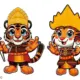 Tampil Pakai Siger dan Tapis, Maung dan Raung Jadi Maskot Pilgub Lampung 2024