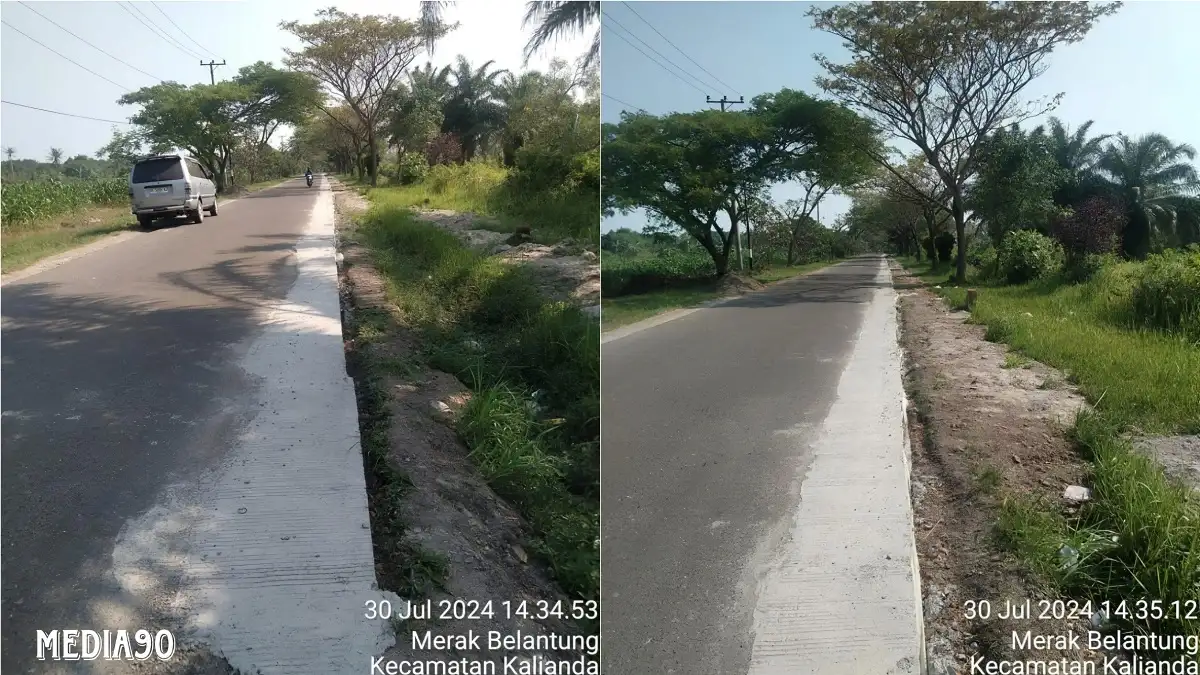 Anggarkan 8,9 Miliar Dinas PUPR Lampung Selatan Lakukan Pelebaran Jalan di Desa Merak Belantung – Bulog