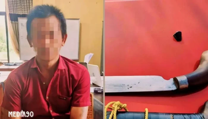 Aniaya Korban dengan Sajam hingga Luka Parah, Pria Tumijajar Tulang Bawang Barat Dilumpuhkan Polisi karena Melawan saat Ditangkap