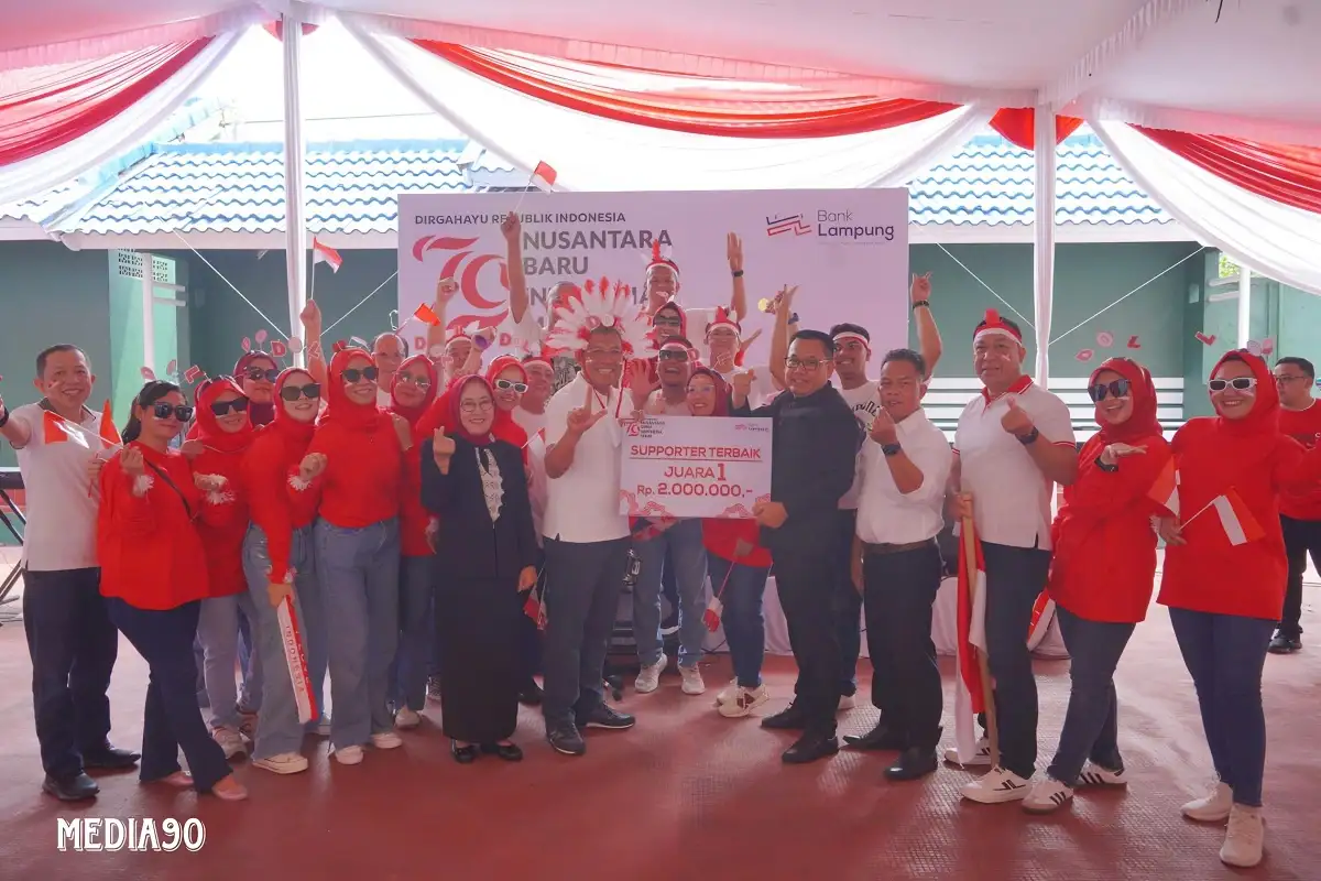 Bank Lampung Semarakkan HUT RI Ke-79 dengan Menggelar Upacara dan Lomba Kebersamaan