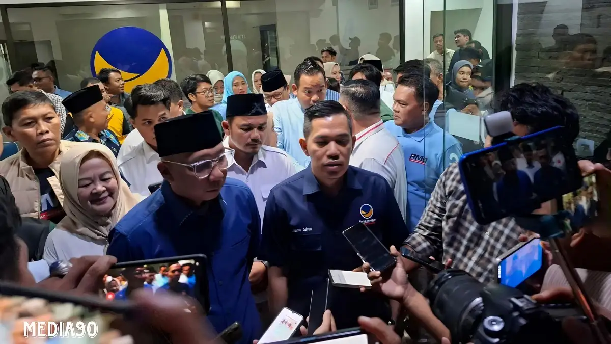 Beri Surat B1KWK, Partai Nasdem Resmi Usung Pasangan Rahmat Mirzani Djausal dan Jihan di Pilgub Lampung 2024