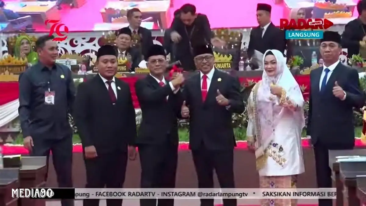 Bernas Jadi Ketua Sementara, 50 Anggota DPRD Bandar Lampung Hasil Pemilu 2024 Resmi Dilantik, ini Daftarnya