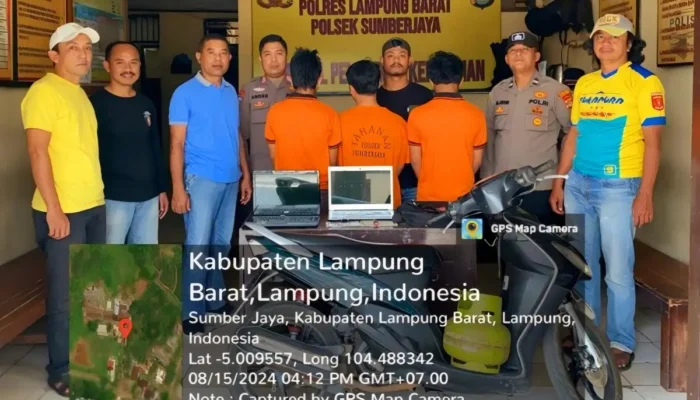 Kejadian Bobol Peralatan di SMPN 2 Sumber Jaya: Polisi Amankan Dua Pelaku dan Penadah